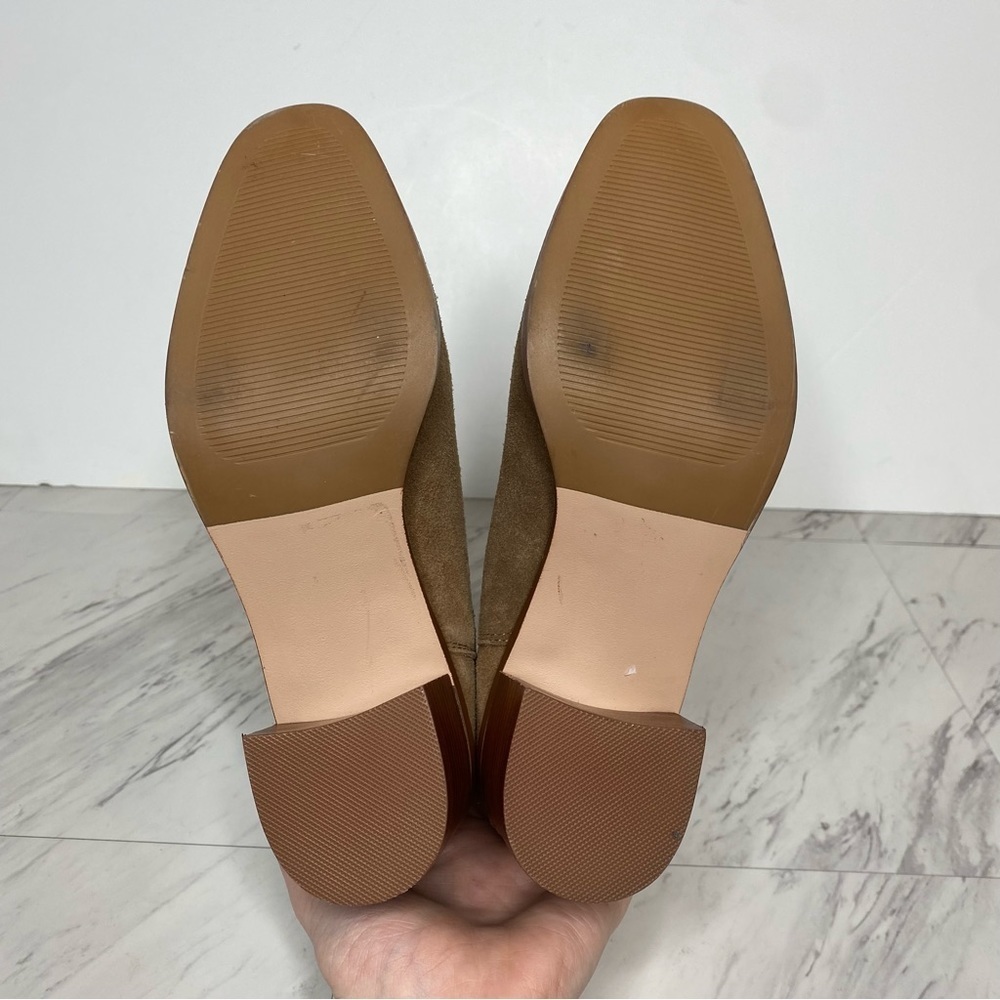 Steve Madden Rhiannon Cognac Suede Chelsea Bootie 7M - Picture 13 of 14